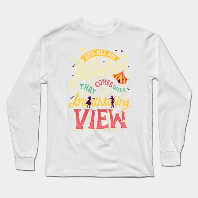 Tightrope Long Sleeve T-Shirt by risarodil